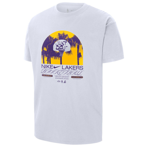 Nike Ανδρική κοντομάνικη μπλούζα Los Angeles Lakers Courtside Max 90